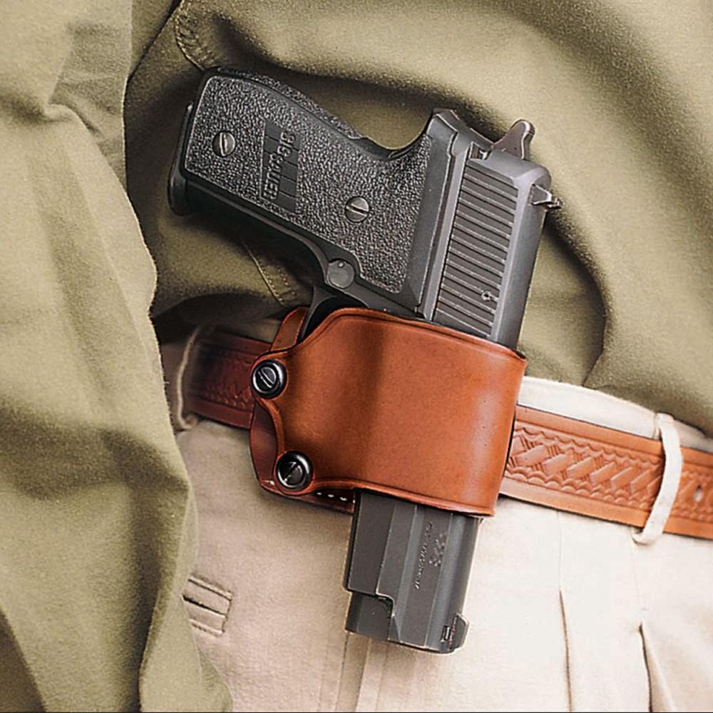 DeSantis Model 023 Yaqui Slide OWB Holster Single Action Autos RH Tan