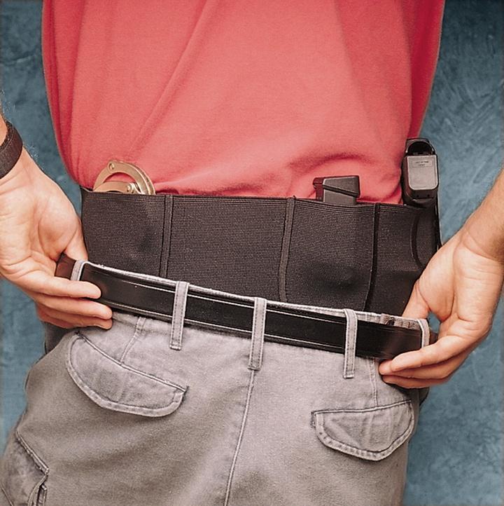 DeSantis Belly Band Concealment Holster 5" Wide XL 44-50" Waist Black Ambi