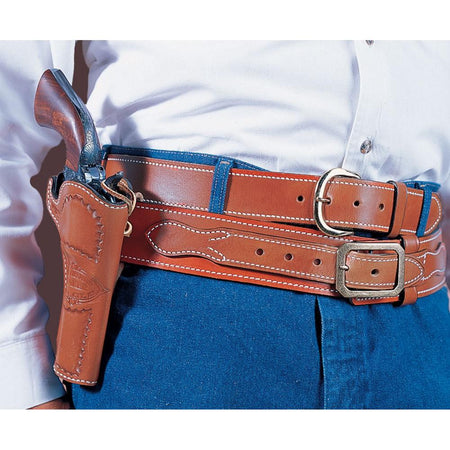 DeSantis #081 Doc Holliday Tan Leather Holster for Colt SAA 4-3/4" and Ruger Vaquero RH