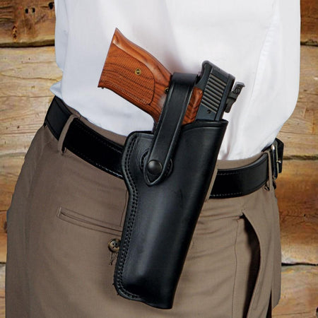 DeSantis Woodsman OWB Holster for S&W Model 22 5.5 Inch Black Right Hand
