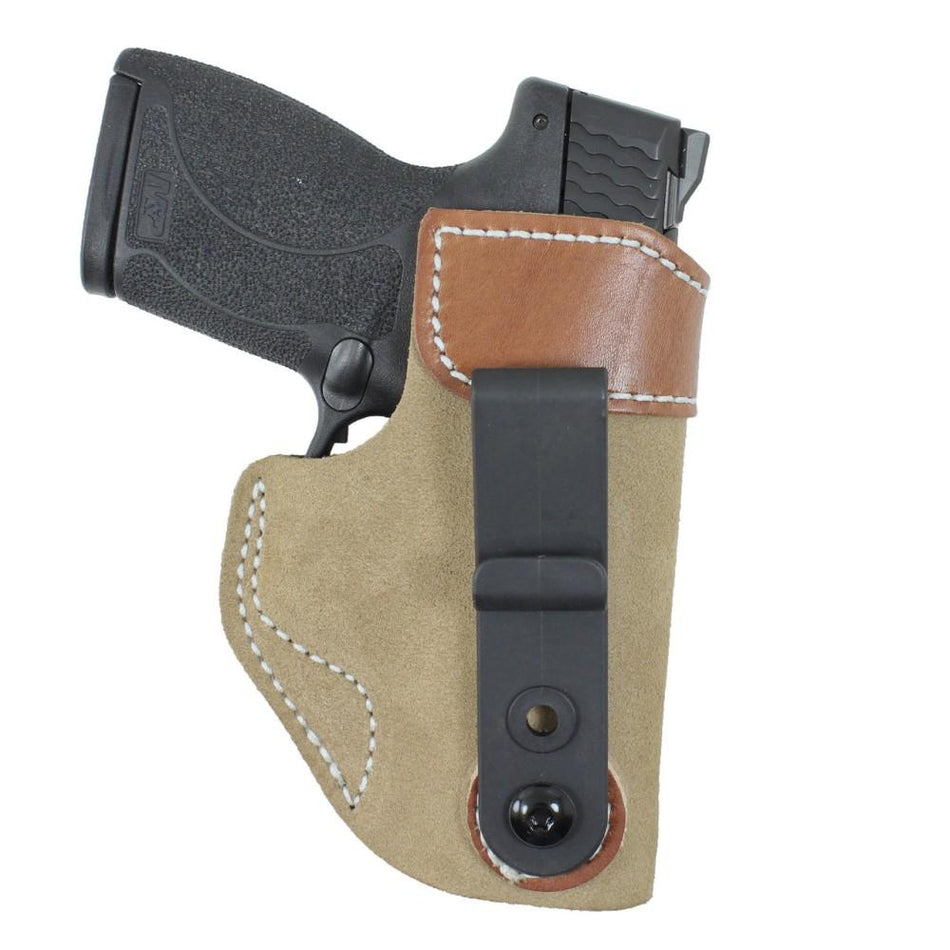 DeSantis Sof-Tuck #106 Natural Suede IWB Holster Walther PPK RH