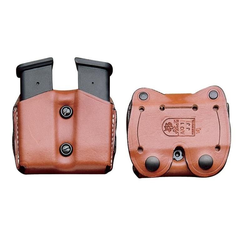 DeSantis Tan Ambi Double Mag Pouch for Colt Government 45
