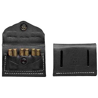 DeSantis Ambidextrous 2x2x2 Revolver Cartridge Pouch .38/.357 Black