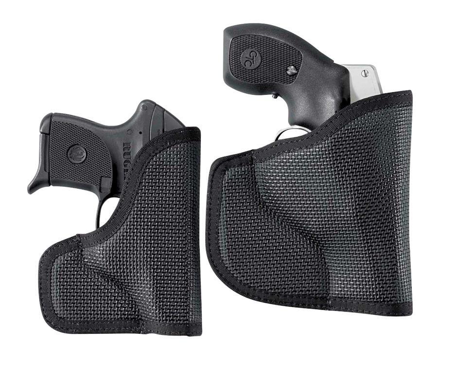 DeSantis Nemesis Black Ambi Pocket Holster Ruger LCP Crimson Trace Laser