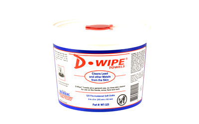 D-Lead WT-325 325-Count Pop-Up Wipe Canisters, Pack of 2, pH Balanced Skin Cleaning