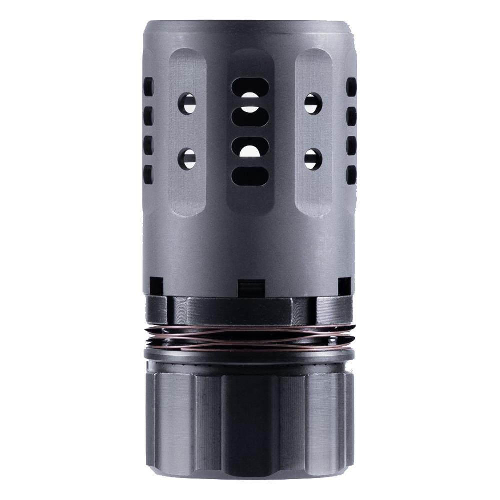 Dead Air Pyro 2.0 Muzzle Brake Enhanced with Adapter and Shroud for Flash Hider