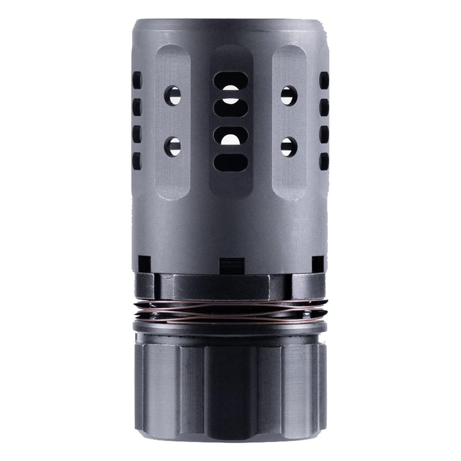 Dead Air Pyro 2.0 Muzzle Brake Enhanced with Adapter and Shroud for Flash Hider