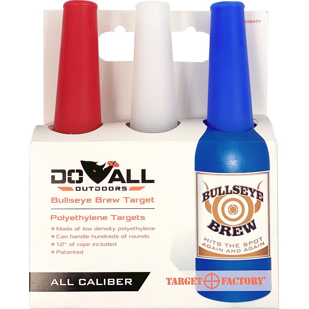 Do-All Outdoors Target Factory Red White Blue Shooting Bottle Targets 3 Count