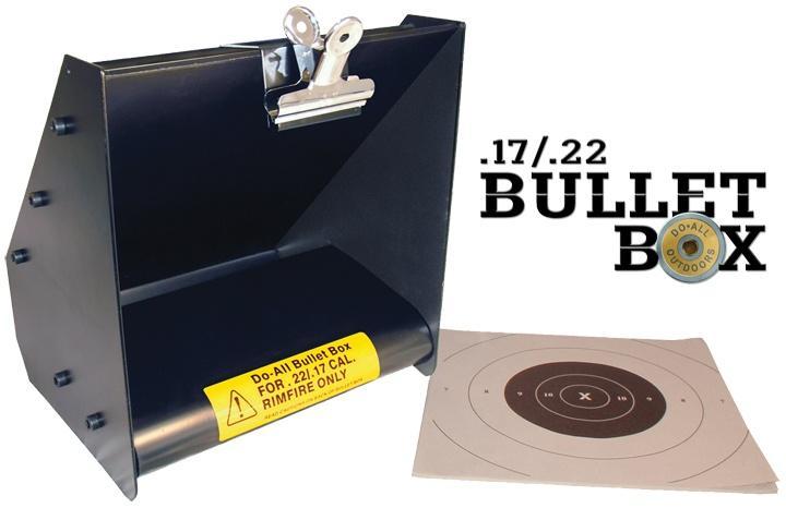 Do-All Outdoors Bullet Box Portable Shooting Range .17 and .22 Rimfire