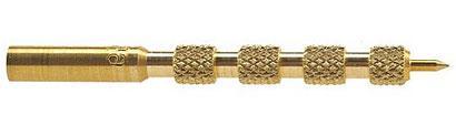 J. Dewey .25/6.5mm Brass Rifle Bore Jag Female Thread 8-36
