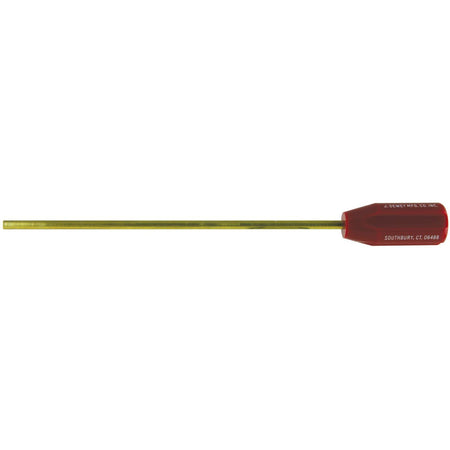 J. Dewey 1/4" Dia. Chamber Rod with 8-32 Female Thread - 9.5" Brass Shaft