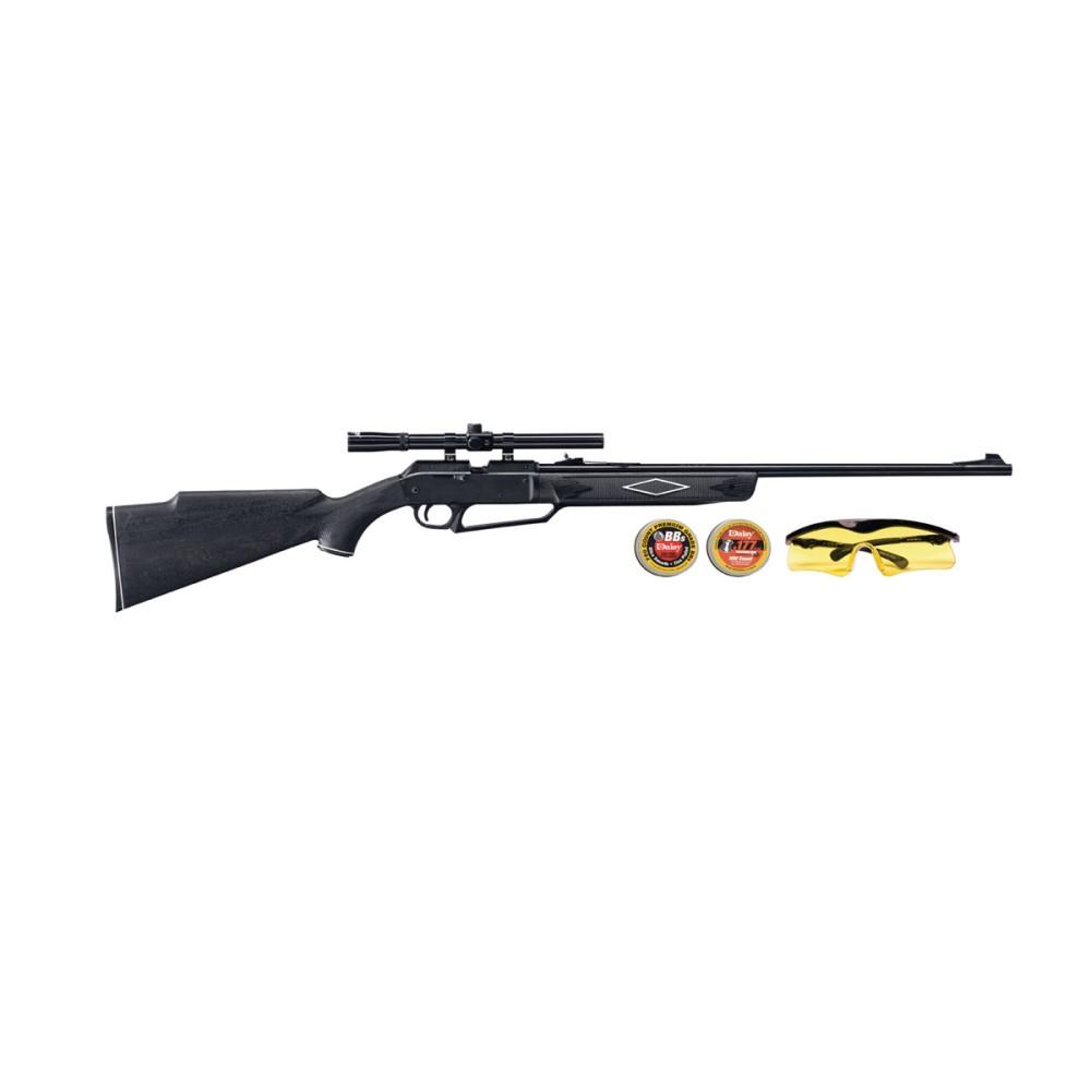 Daisy Powerline 880 Multi-Pump Air Rifle Kit .177 Cal BB and Pellet with 4x15 Scope