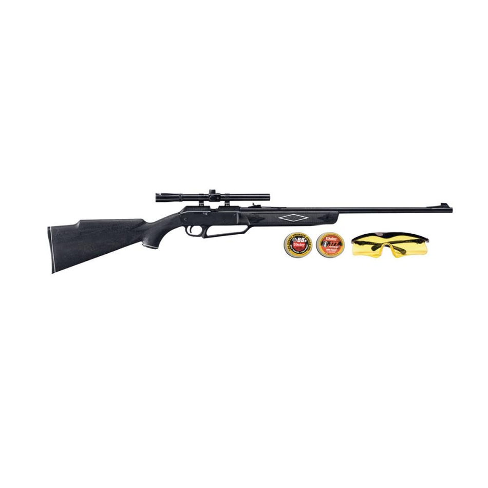 Daisy Powerline 880 Multi-Pump Air Rifle Kit .177 Cal BB and Pellet with 4x15 Scope