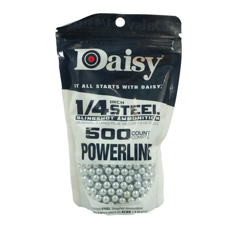 Daisy 1/4 Inch Slingshot Ammo Steel Shot - 500 Pack