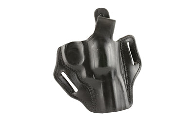 DeSantis Gunhide 001BA33Z0 Thumb Break Scabbard Belt Holster for 3" Colt Python, Ruger GP100 & S&W L Frame, RH, Black Leather