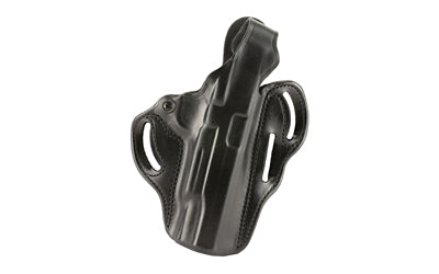 DeSantis Gunhide 001BAF9Z0 Thumb Break Scabbard Belt Holster for Railed 1911 5" Barrel, Right Hand, Black Leather