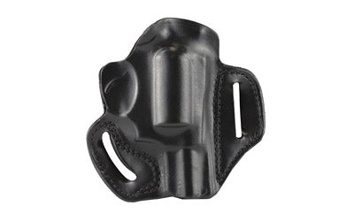 DeSantis Gunhide 002BA22Z0 Speed Scabbard Belt Holster, 2 Slots, No Tension Screw, Ruger SP101/Charter Arms Bulldog, Right Hand, Black Leather