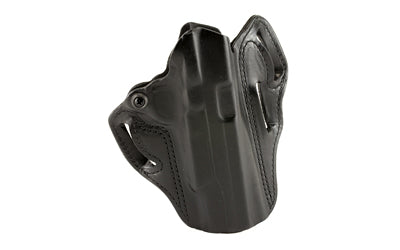 DeSantis Gunhide 002BAF9Z0 Speed Scabbard Belt Holster, Springfield TRP Operator .45, Open Top, Right Hand, Black Leather