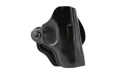 DeSantis Mini Scabbard Outside Waistband Holster for S&W Bodyguard 2.0, Leather, Matte Black, RH
