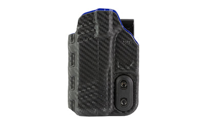 DeSantis Slim-Tuk IWB Holster, Fits Glock 43X MOS, Carbon Fiber Exterior, Blue Kydex Interior, Ambidextrous
