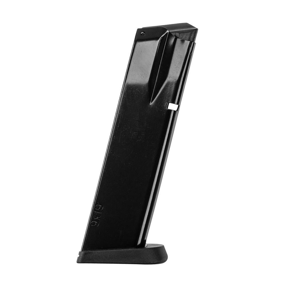 Magnum Research Baby Desert Eagle 9mm Full and Semi-Compact Black Steel Handgun Magazine Polymer Base 15-Round