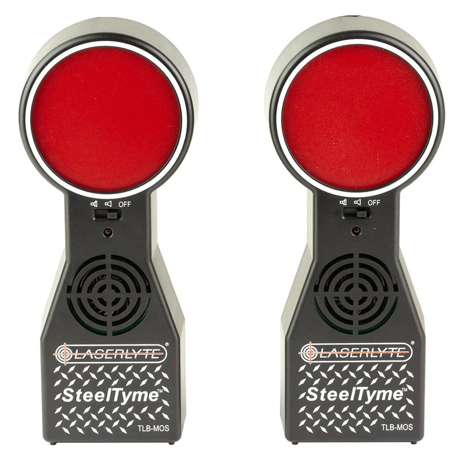LaserLyte 1231433 Steel Tyme Laser Trainer Target 2 Pack, Compatible with LaserLyte Cartridges