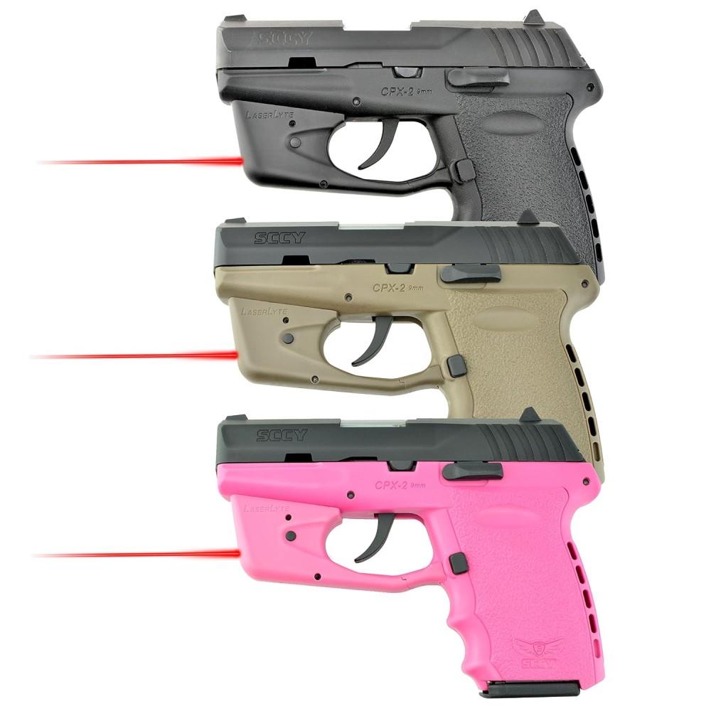 LaserLyte UTA-FR Red Laser Sight Trainer for SCCY CPX1 CPX2 Black Finish