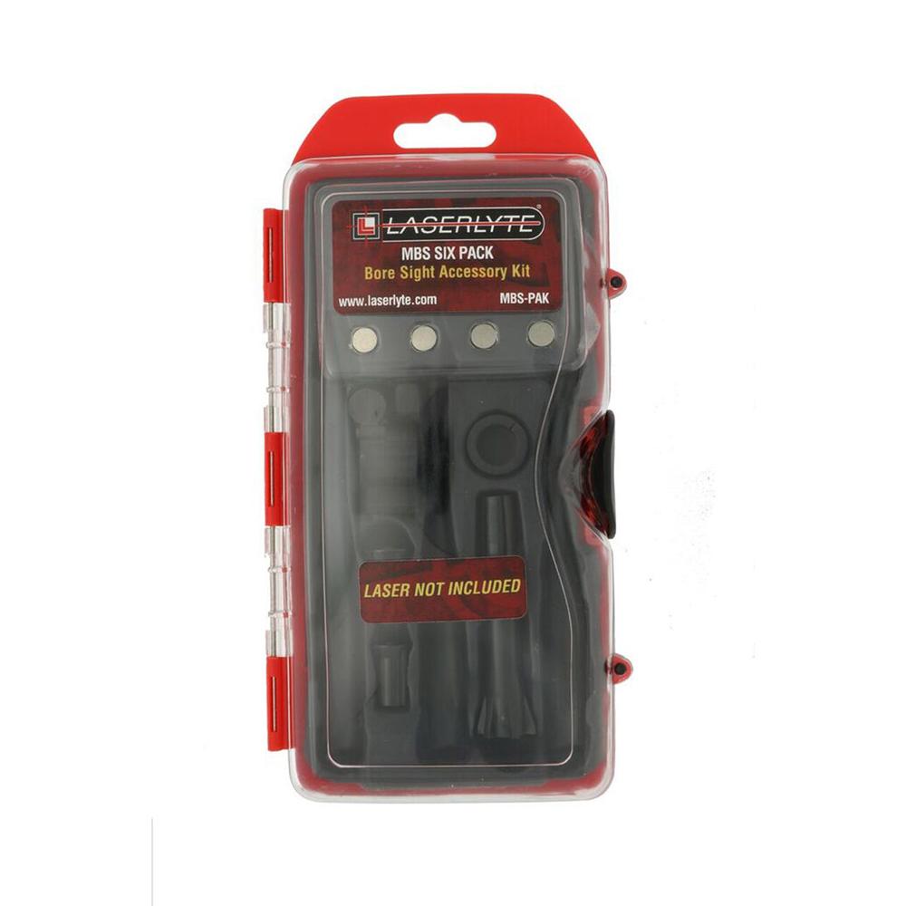 LaserLyte MBS Six Pak Bore Sight Accessory Kit with Leveler and Adapters