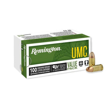 Remington 9mm Luger/Parabellum 23765 UMC Value Pack Full Metal Jacket FMJ 115 Grain