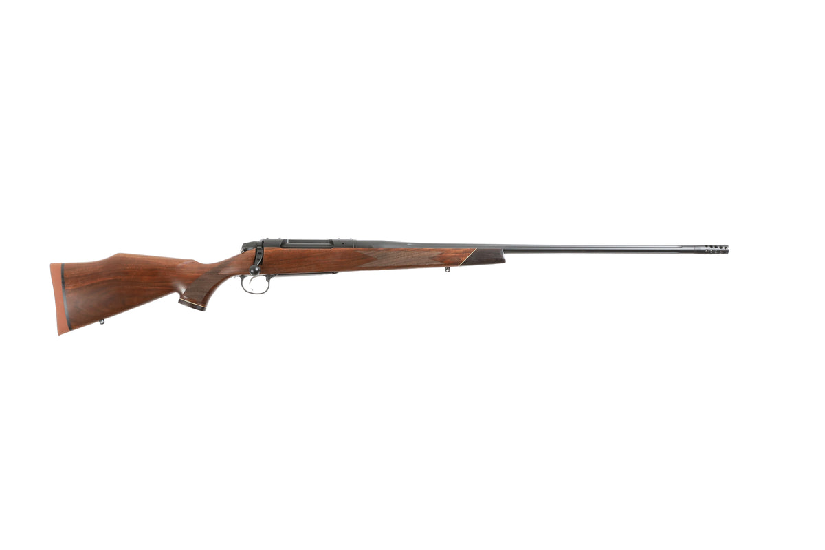 Weatherby 3WASD270NR6B 307 Adventure SD Full Size 270 Win 4+1 26" Graphite Black Cerakote Fluted Threaded Barrel, Graphite Black Cerakote Drilled & Tapped Stainless Steel Receiver, Fixed Walnut Stock