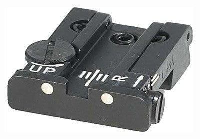 Beretta 92FS 96FS Adjustable Rear Sight White Dot Dovetail