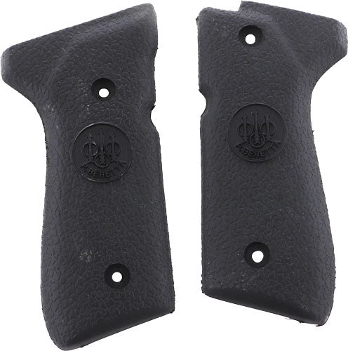 Beretta 92/96 Replacement Rubber Grips Black Smooth
