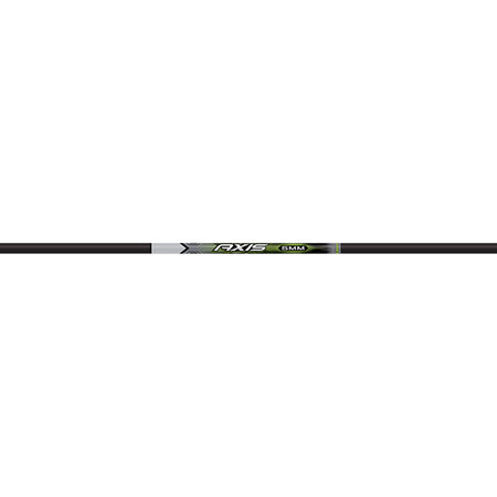 Easton 5mm Axis 600 Spine Shafts with Half Outs - Dozen Pack