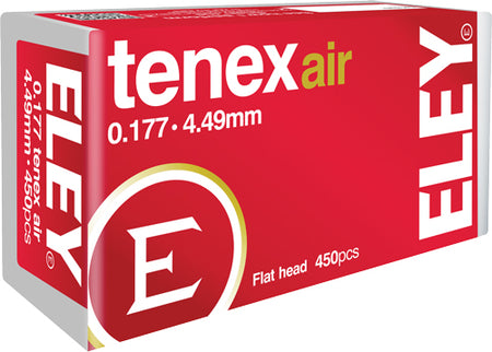 Eley Tenex .177 Caliber Air Pellets 4.49mm 8.2gr 450-Pack