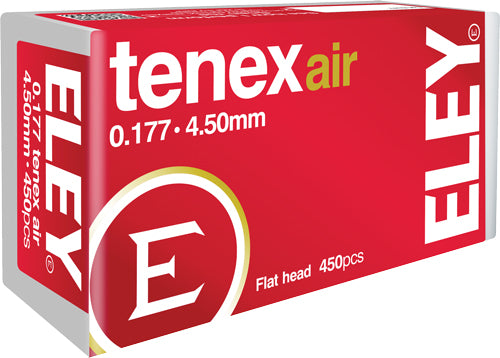 Eley Tenex .177 Caliber Air Pellets 4.50mm 8.2gr 450-Pack