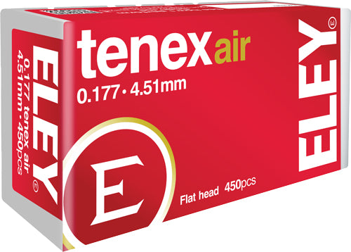 Eley Tenex .177 Caliber Air Pellets 4.51mm 8.2gr 450-Pack