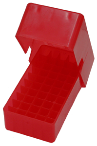 MTM 50-Round Slip Top Ammo Box for .38/.357 Caliber