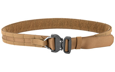 Eagle Industries Large Operator Belt, Cobra Buckle w/D-Ring, Two-Row MOLLE, 39"-44", Coyote