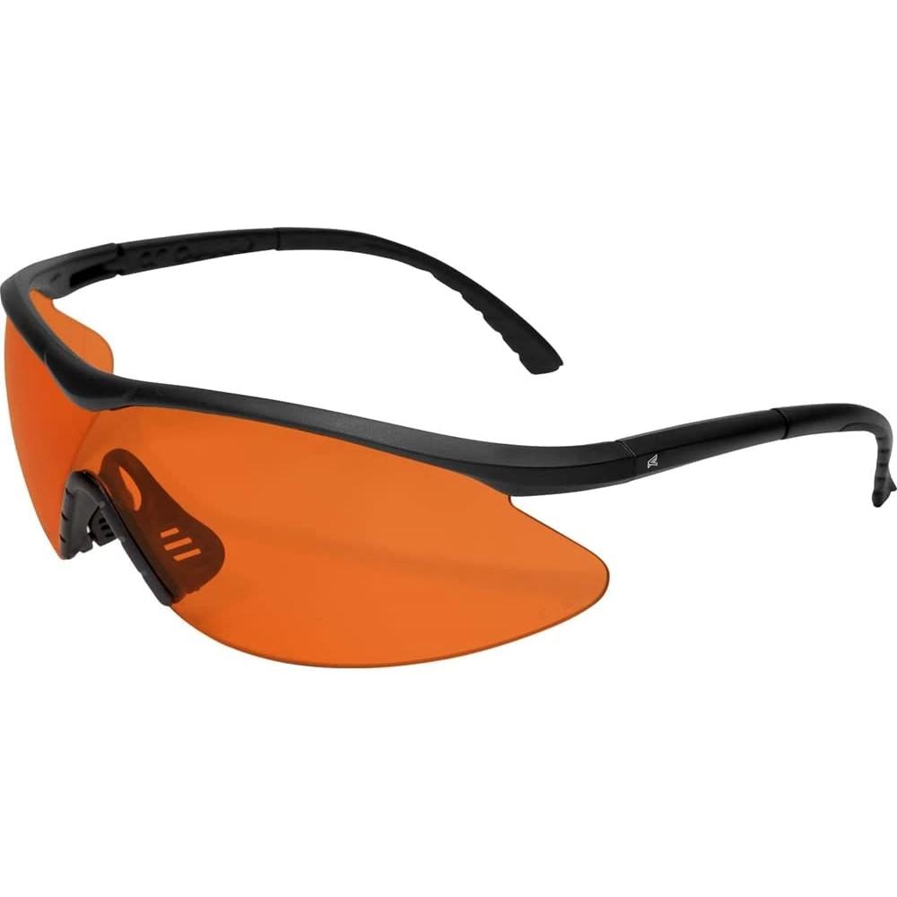 Edge Fastlink Tactical Safety Glasses Black Frame with Orange G15 Anti-Fog Lens