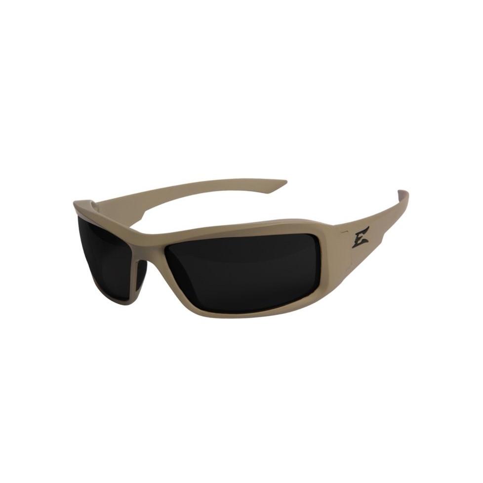 Edge Hamel Thin Temple Safety Glasses Sand/Black G15 Vapor Shield Lens