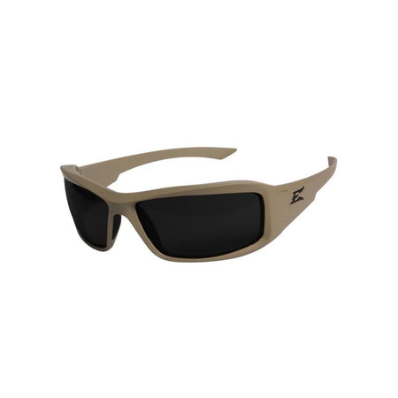 Edge Hamel Thin Temple Safety Glasses Sand/Black G15 Vapor Shield Lens