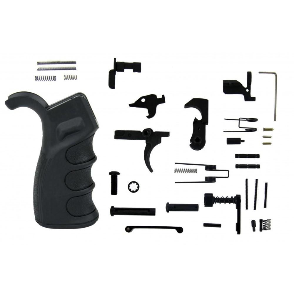 TacFire Black AR-10 Complete Lower Parts Kit