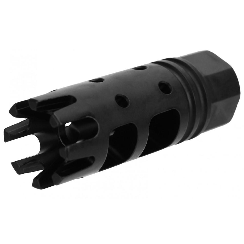 TacFire .308 6-Port Muzzle Brake 5/8x24 Black Nitride Steel