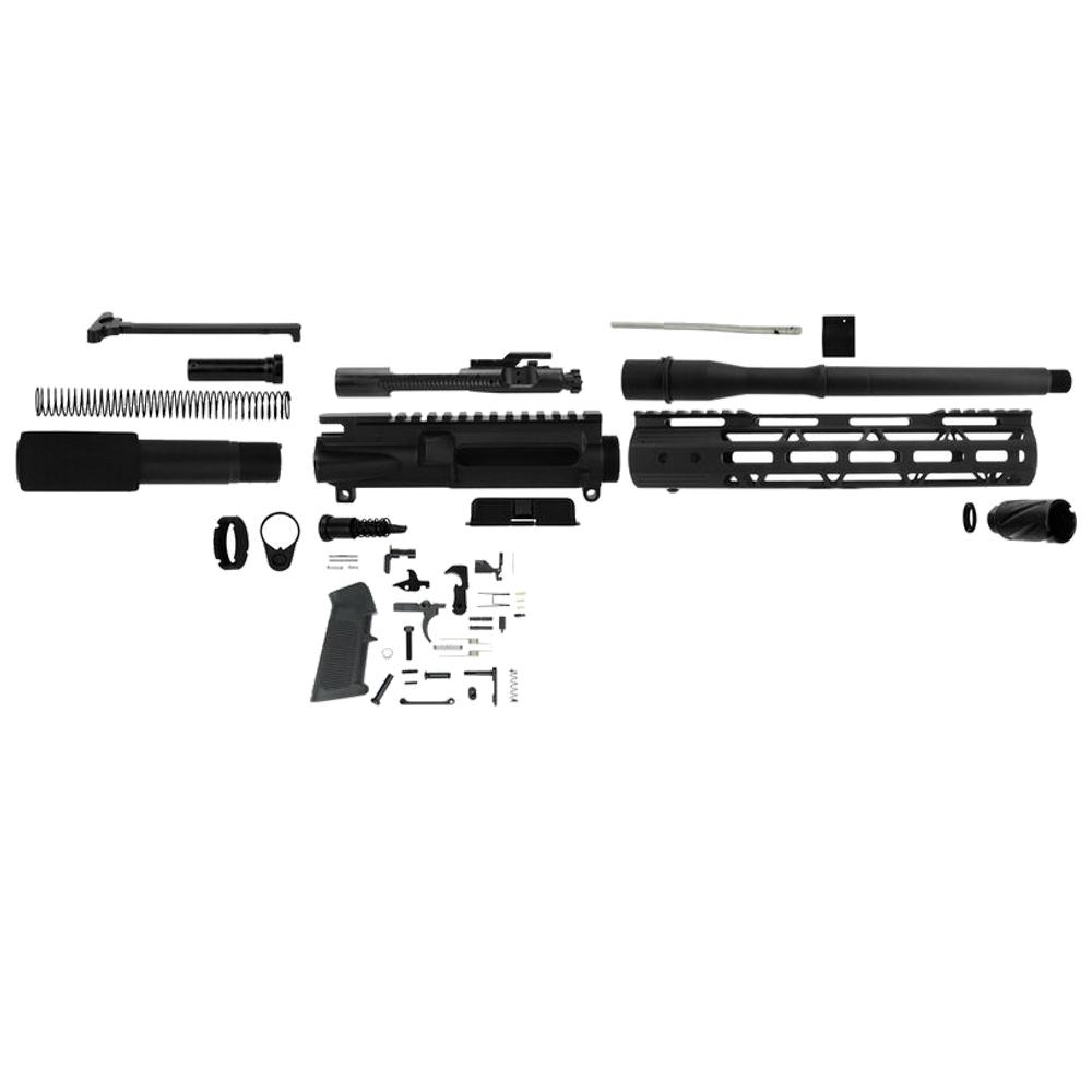 TacFire AR 300 BLK 10.5" Pistol Unassembled Build Kit with LPK