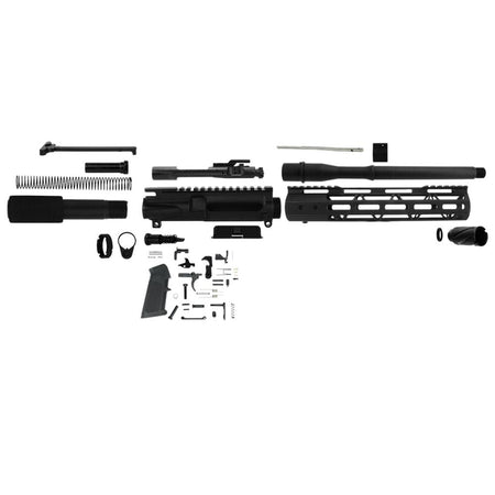 TacFire AR 300 BLK 10.5" Pistol Unassembled Build Kit with LPK