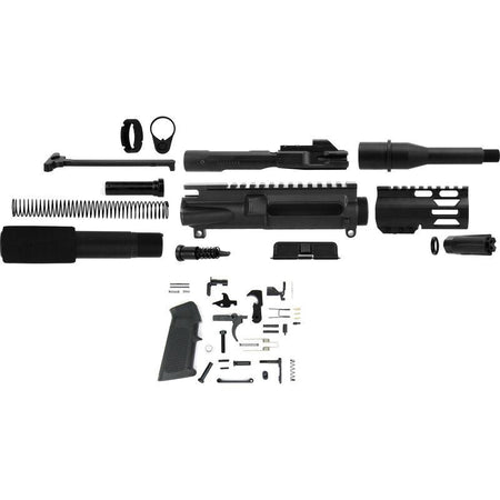 TacFire Unassembled AR Pistol Build Kit 9mm Luger 7-Inch Barrel with LPK