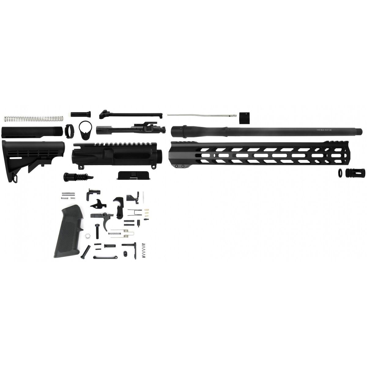 TacFire .300 AAC Blackout 16" AR-15 Complete Build Kit with LPK