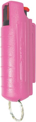 PSP 1/2 Oz Pepper Spray Pink Hard Case with Key Ring