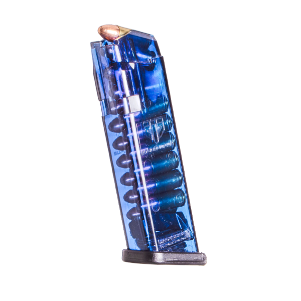 Elite Tactical Systems Blue Glock 17 9mm Luger 17/rd Handgun Magazine Gen 1-5