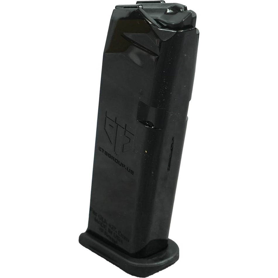 Elite Tactical Systems Glock 43X/48 9mm Luger Black Handgun Magazine 10-Round
